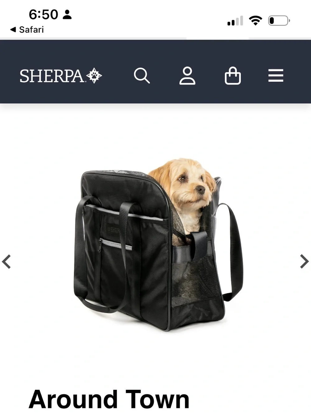 Large pet carrier up to 22 pounds